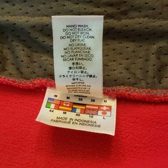 Spyder Rib Knit Ski Jacket Fitted Hot Pink Med. EUC - Picture 6 of 8